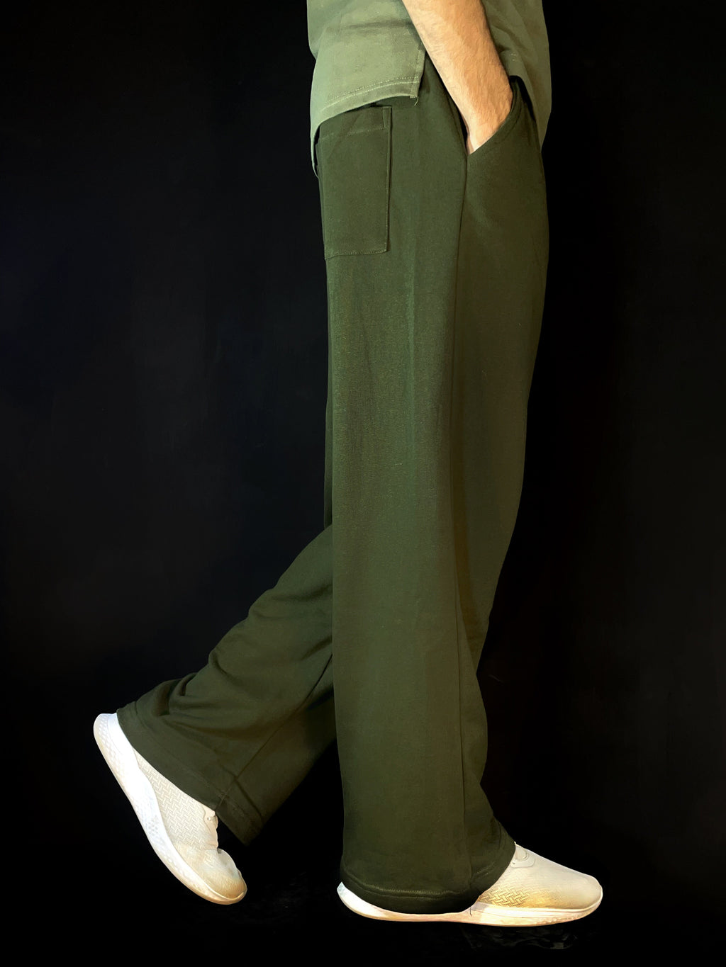 Baggy trouser Olive